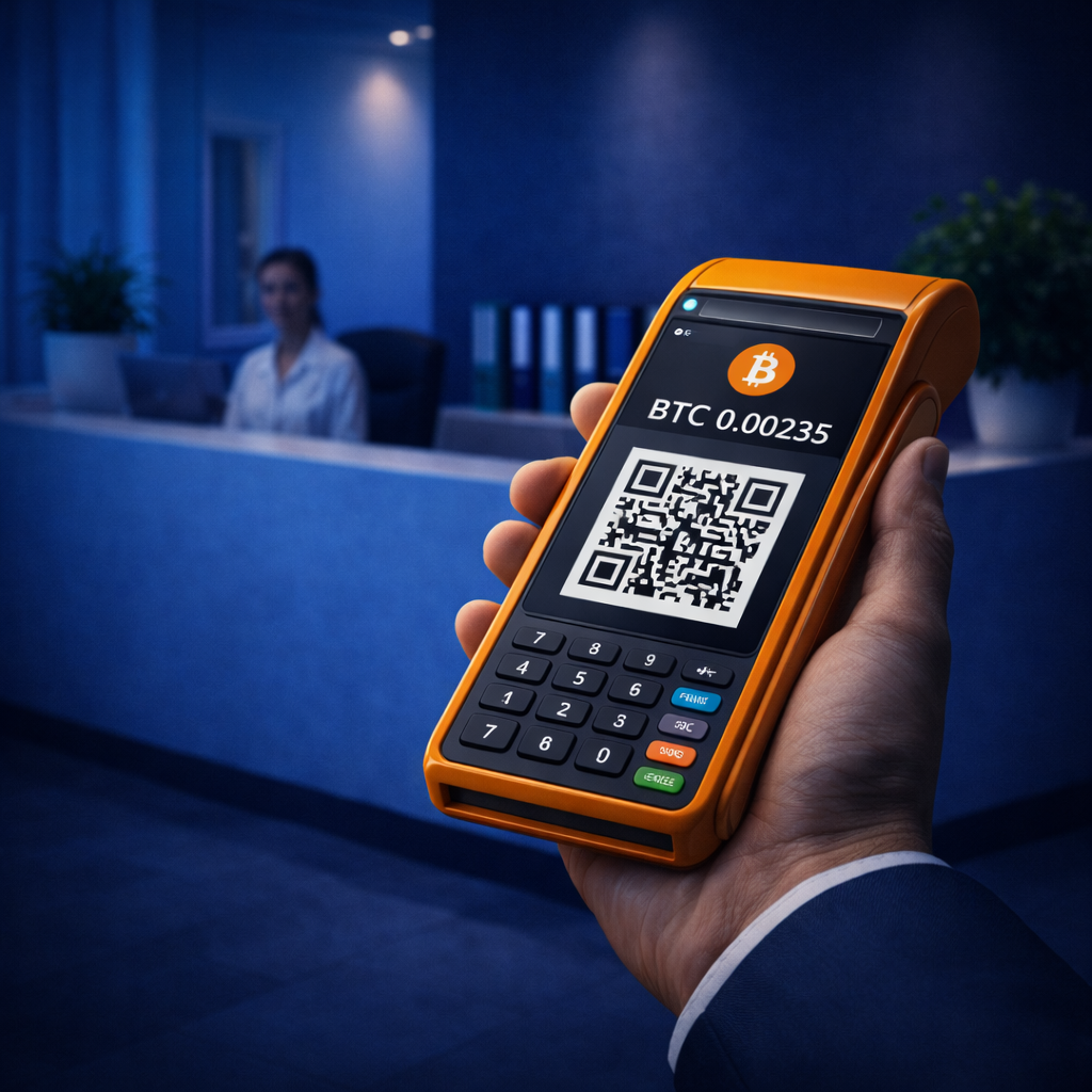 Recebimento em bitcoin